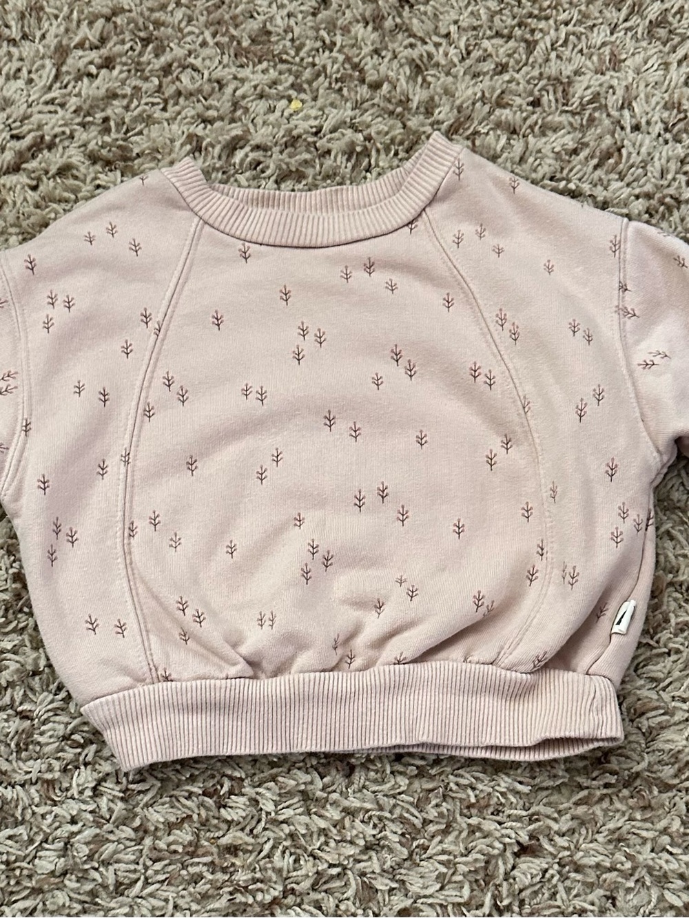 Kids Pink Sweatshirt Top